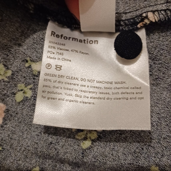 Reformation Locklin Midi Dress, Floral, 10 - Picture 8 of 9